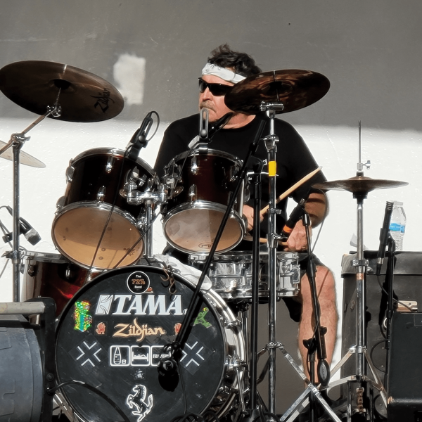 Nick on Drums at Tarpon Springs Seafood Festival